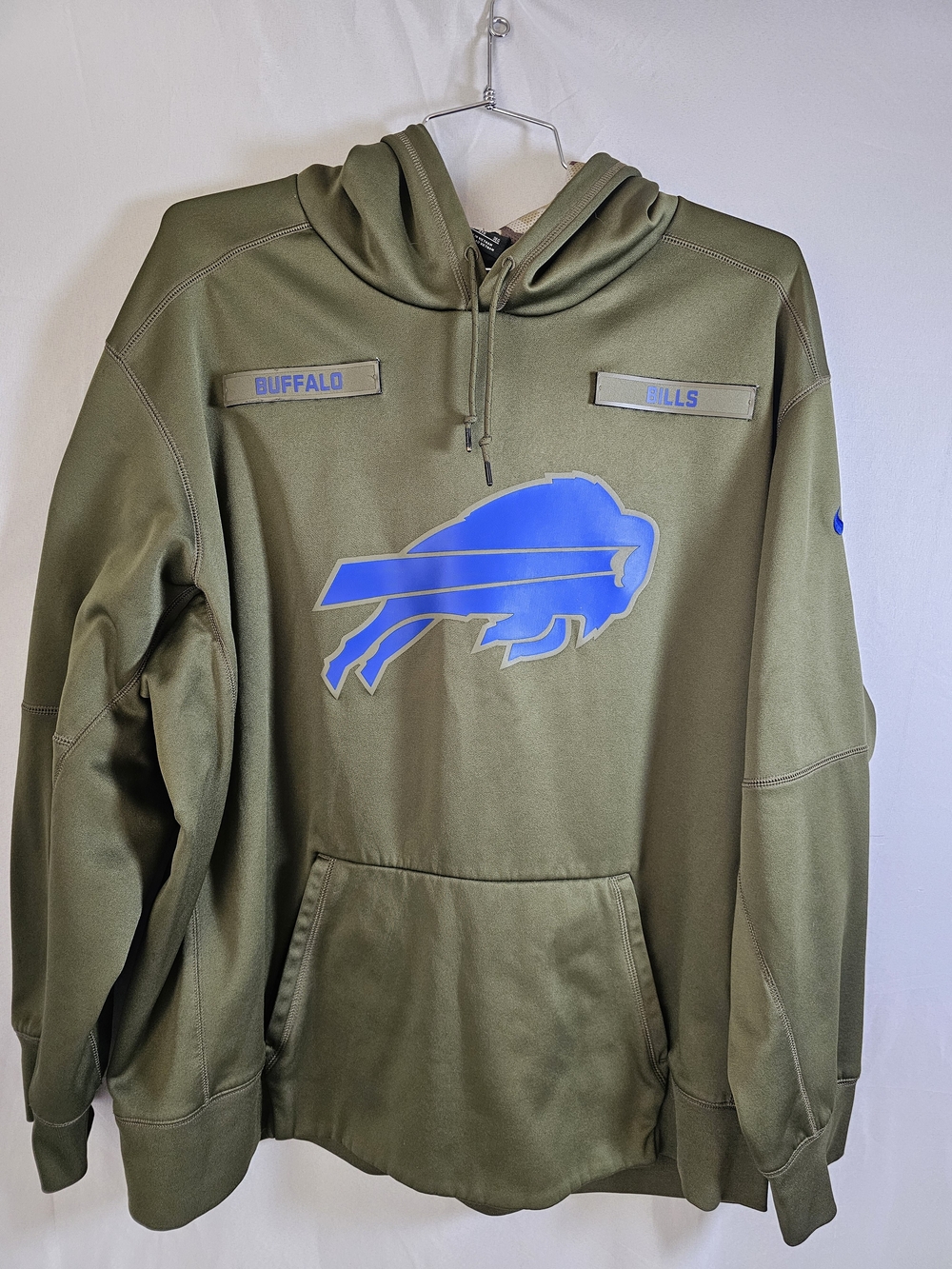 Nike Buffalo Bills Salute to Service Hoodie 2018 Olive Green Men's 3XL (HO18)